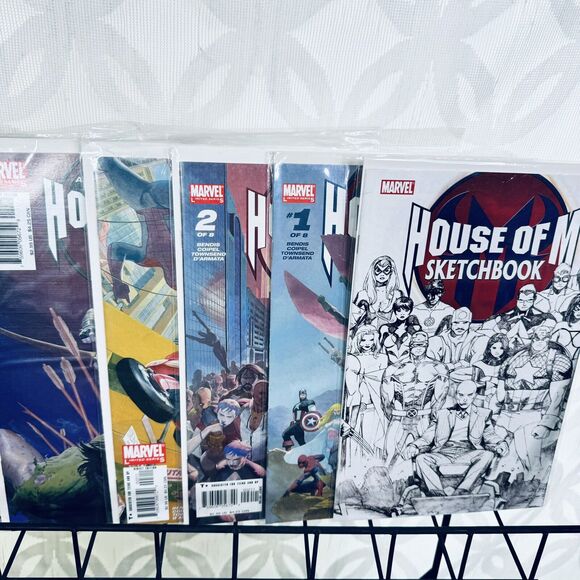 HOUSE OF M 1-8 and Crossovers lot 2005 Marvel X-Men Avengers Hulk Wolverine - Picture 6 of 16